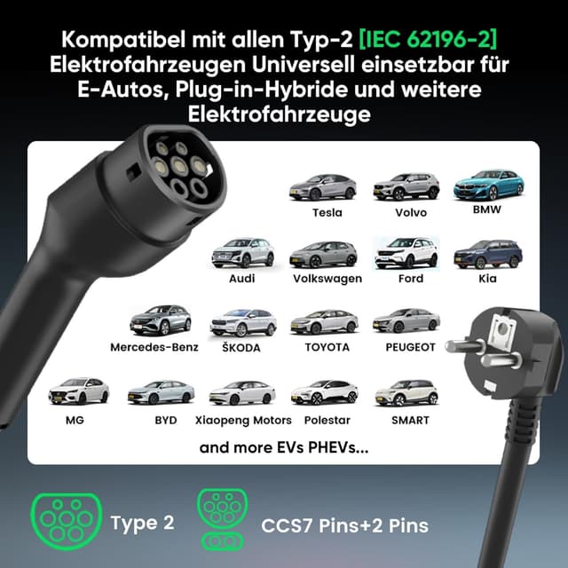 Thumbnail 6 de GONEO Typ 2 Ladekabel Schuko 3,68 kW