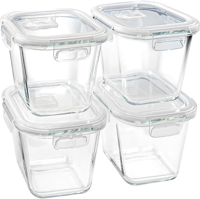 Imagen de 32 oz Glass Soup Containers 4 Pack en OfertitasTOP