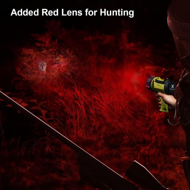 Detalle 1 de YIERBLUE Rechargeable Spotlight 200,000 LED