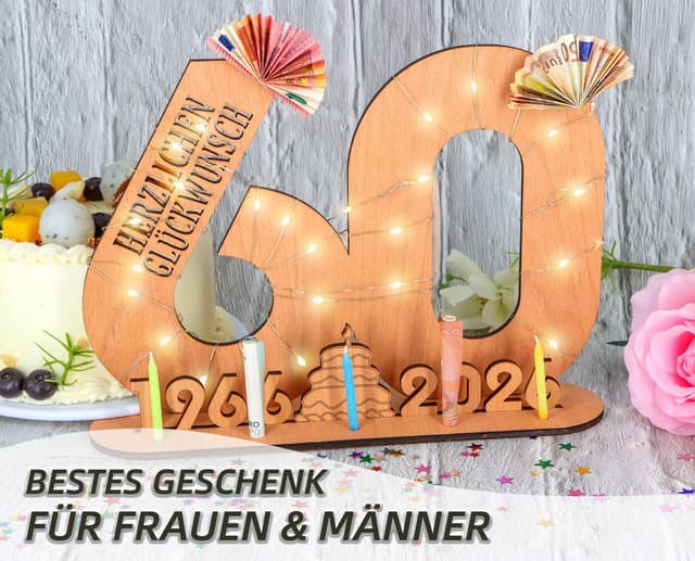 Thumbnail 1 de Giftota 60 Geburtstag Geschenk