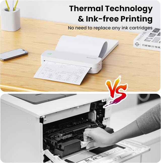 Thumbnail 4 de ByteCintia A4 Impresora Portátil Térmica Bluetooth 📄