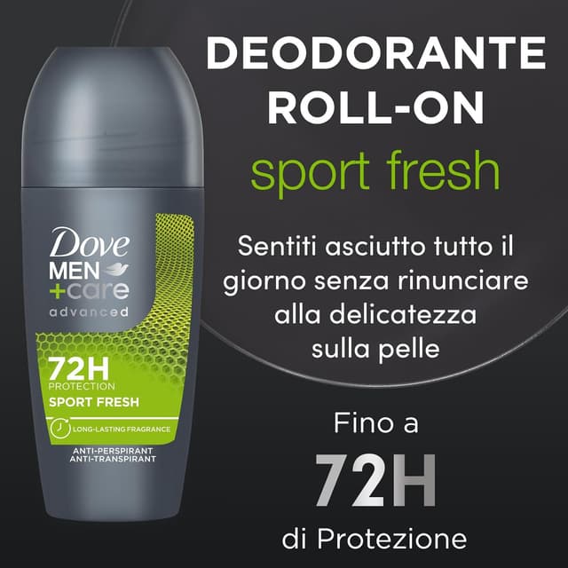 Thumbnail 2 de Dove Men+Care Advanced Care 72h Roll On