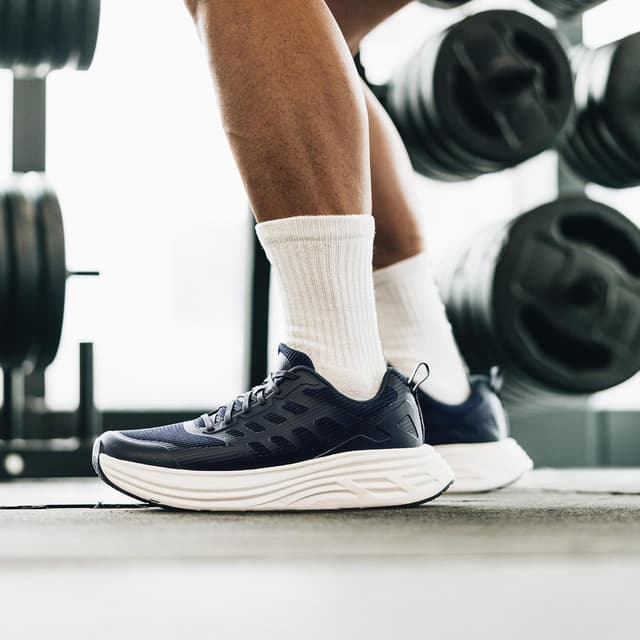 Detalle de NORTIV 8 Men’s Walking Running Tennis Cushioning Shoes with ActiveFloat Non Slip