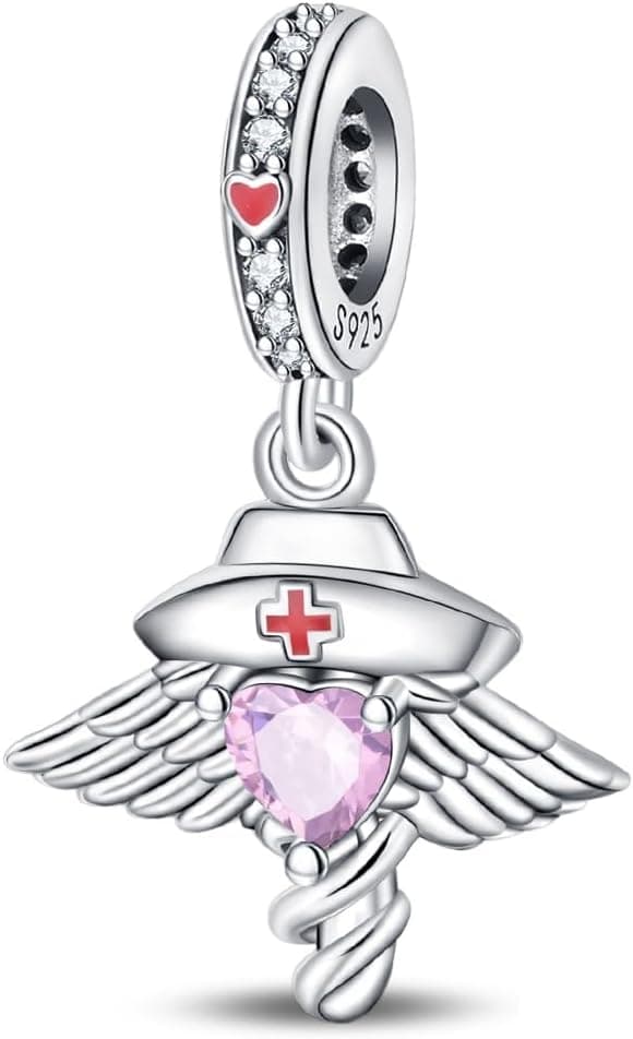 Thumbnail 6 de TINSLO Charm Anhänger Damen aus 925 Sterling Silber mit Zirkonia – kompatibel mit europäischen Armband- und Ketten-Charm-Systemen (Pandora-Style)