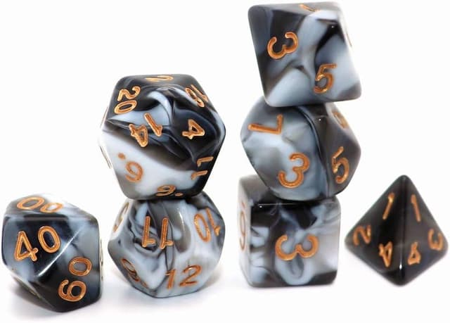 Thumbnail 3 de Polyhedral DND Dice Set 42‑Piece 6 Pack