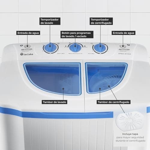 Thumbnail 3 de tectake Lavadora Portátil 4,5kg 📦