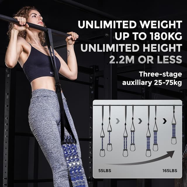 Thumbnail 6 de Innstar Pull Up Assistance Bands (3 heavy-duty adjustable bands) for stronger pull-ups