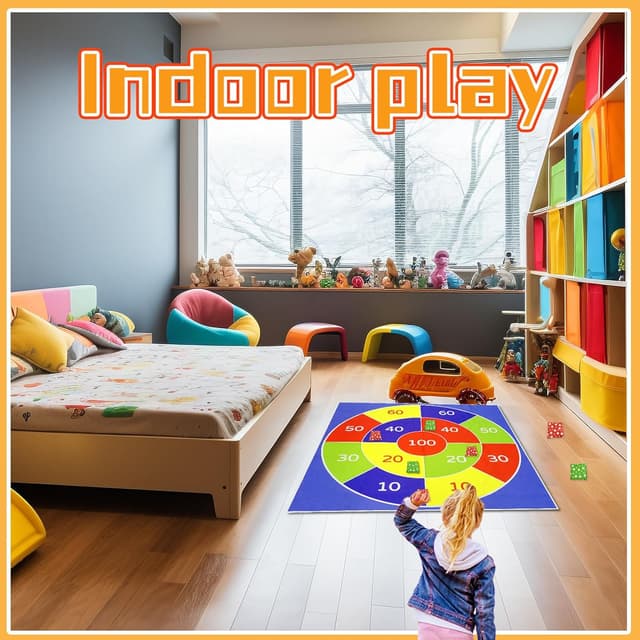 Detalle 2 de Safe Throwing Game Bean Bag Toss Mat