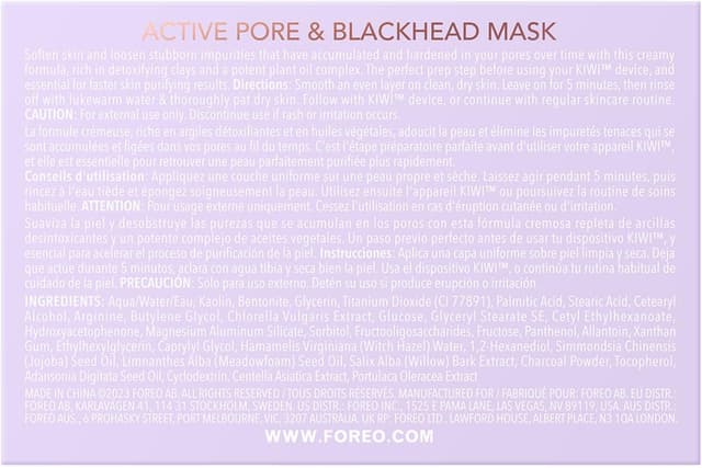 Thumbnail 8 de FOREO KIWI Mascarilla Facial Activa 100g 🍃 - Antipuntos Negros