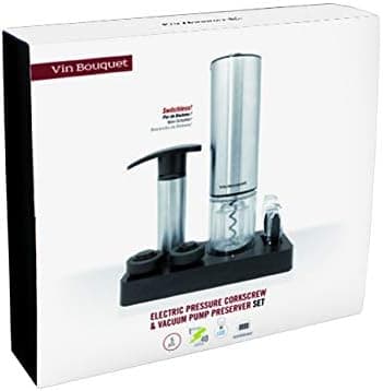 Thumbnail 4 de VB VIN BOUQUET Set Vino Deluxe Sacacorchos Eléctrico Bomba Vacío 🍷