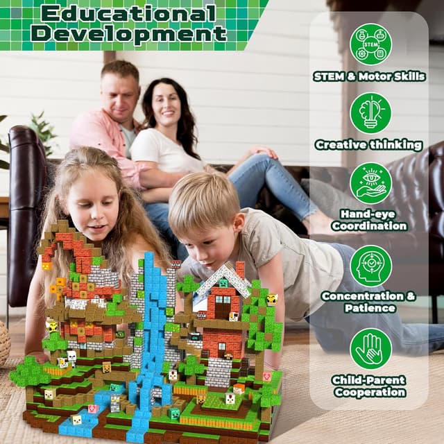 Thumbnail 5 de ToyUnited Magnetische Bausteine 300 Teile