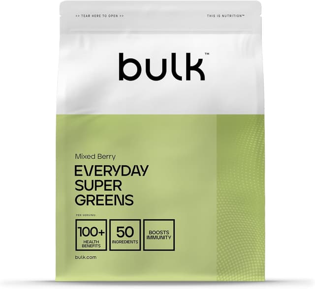 Detalle de Bulk Everyday Super Greens poudre Fruits rouges 60 portions đ„€