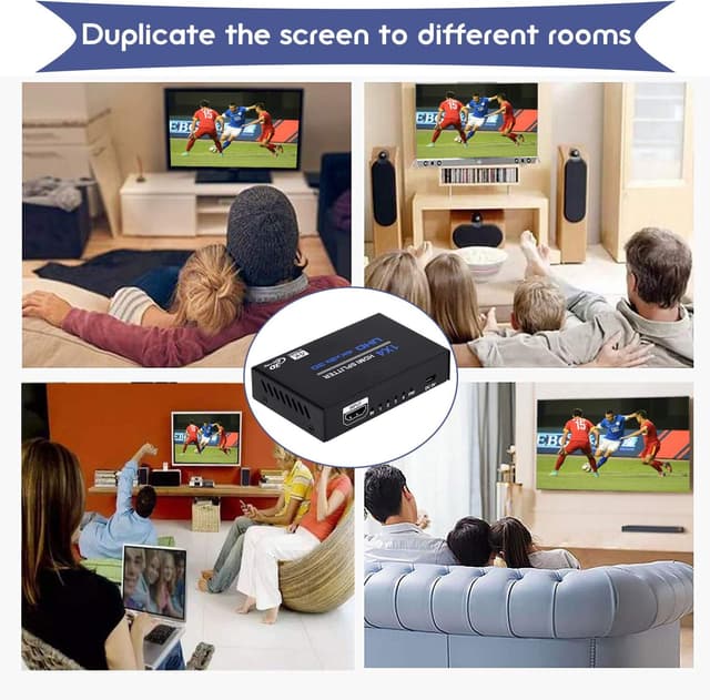 Thumbnail 6 de 1x4 HDMI Splitter for 4K Mirror