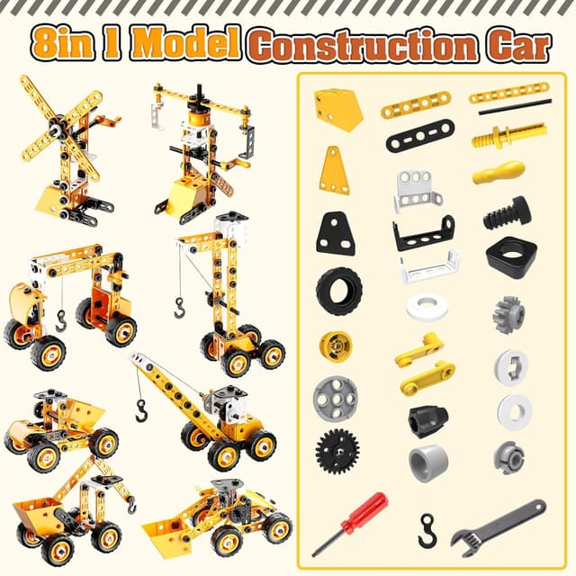 Thumbnail 4 de iKidiki Giochi Bambini 8 in 1 100 pezzi STEM