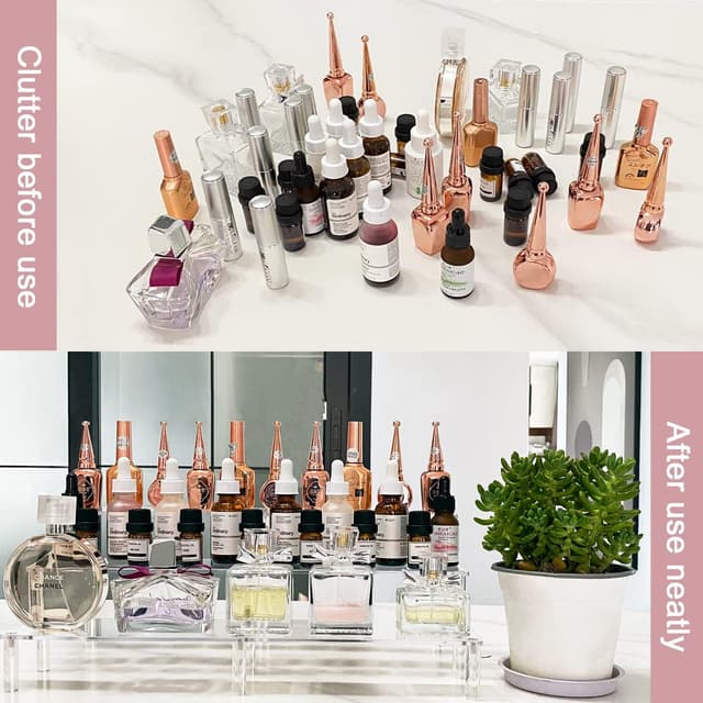 Detalle de Acrylic riser display shelf 38x19x14cm