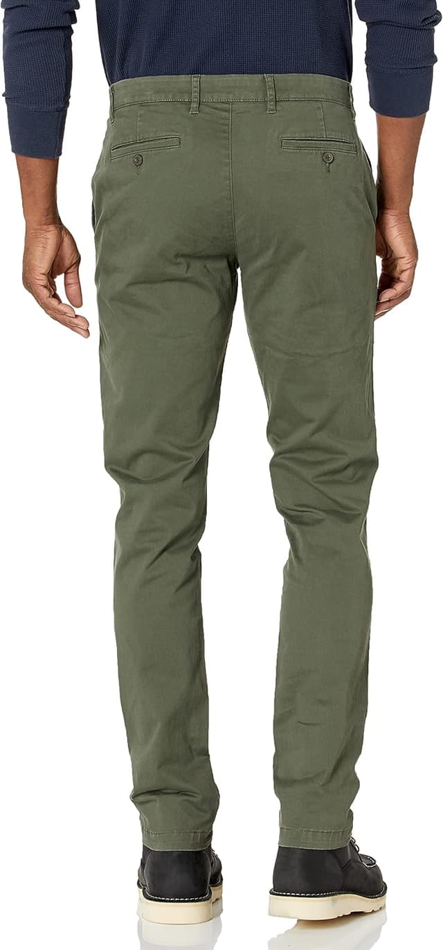 Detalle de Amazon Essentials Men’s Slim-Fit Stretch Chino Pants (Khaki, Previously Goodthreads)