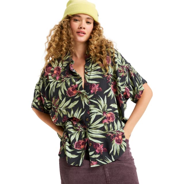 Detalle de Roxy Beachy Nostalgia Crinkle — Camisa mujer