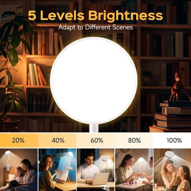 Detalle de One Fire 3600 mAh Clip-On Reading Light