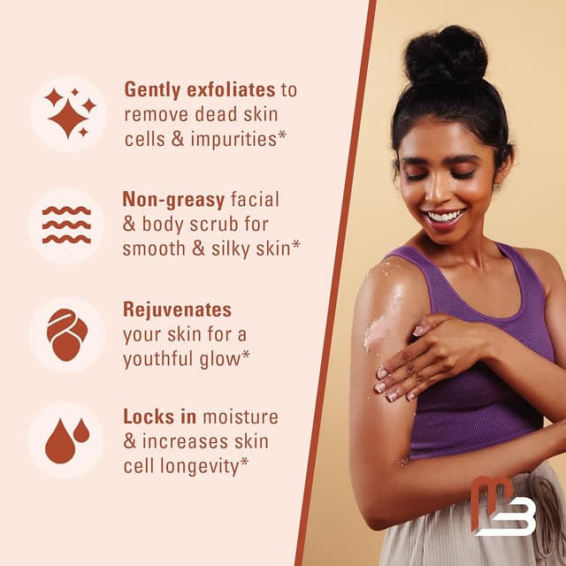 Detalle de M3 Naturals Himalayan Salt Scrub 16 fl oz