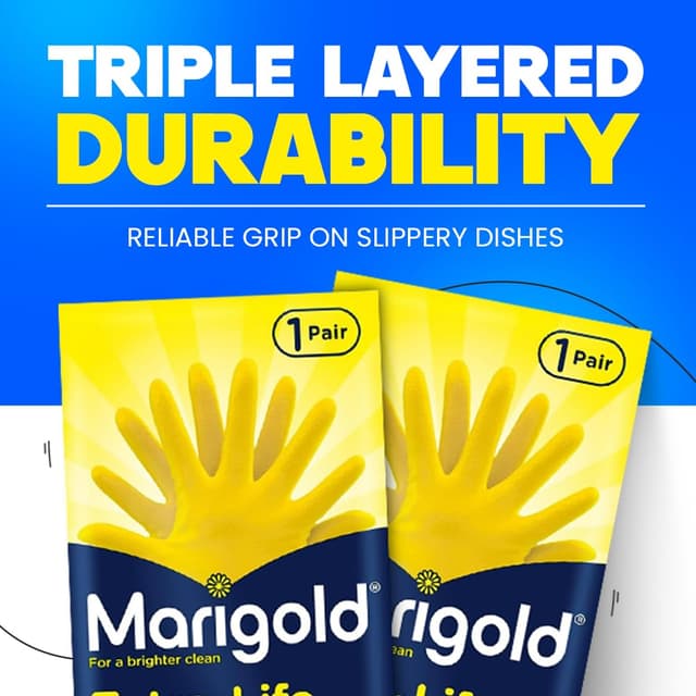 Thumbnail 6 de Marigold Original Extra Life breathable kitchen gloves (Large) – bulk pack of 12