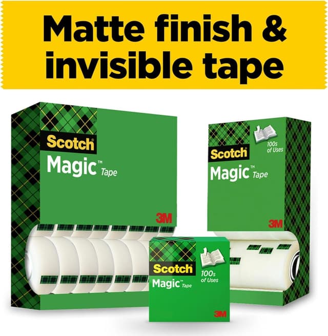 Thumbnail 6 de Scotch Magic Tape 12 mm x 33 m