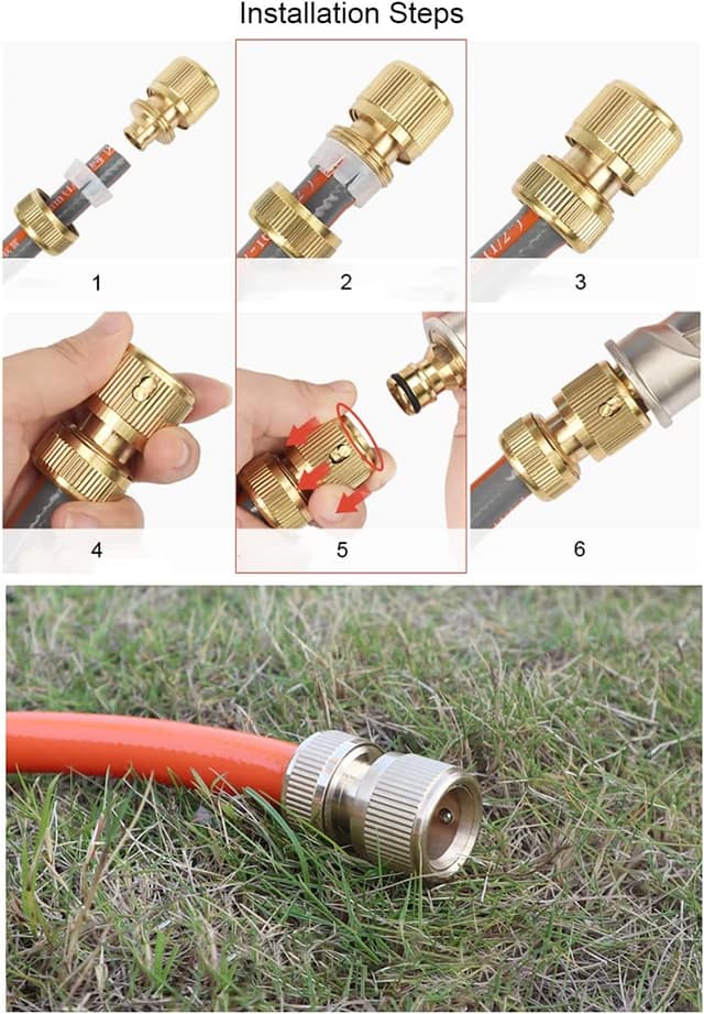 Thumbnail 1 de OHAYORI Kit conectores de latón para manguera 1/2