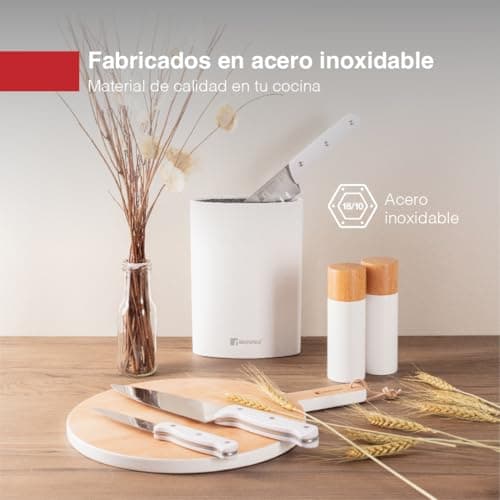 Thumbnail 2 de BERGNER NATURALLY - Set de Cuchillos Inoxidable con Bloque 🥢