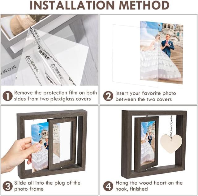 Thumbnail 4 de Aolso Cadre Photo Bois 21 x 23 cm