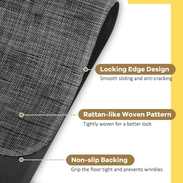 Thumbnail 2 de BesWin Office Chair Mat 90x120cm for Hard Floors