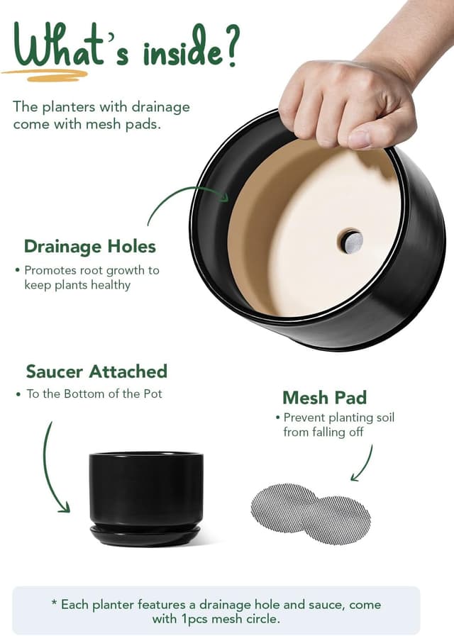 Thumbnail 2 de LE TAUCI 17 cm Ceramic Plant Pot