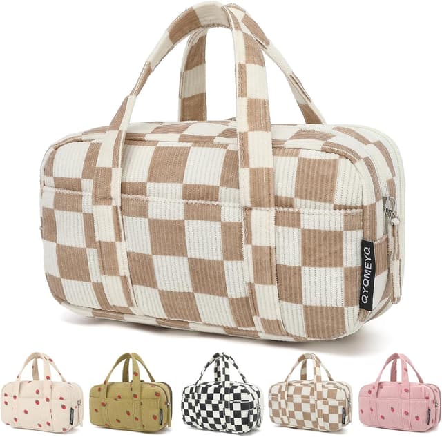 Detalle de QYQMEYQ Large Pencil Case Pouch with 5 Compartments ๐