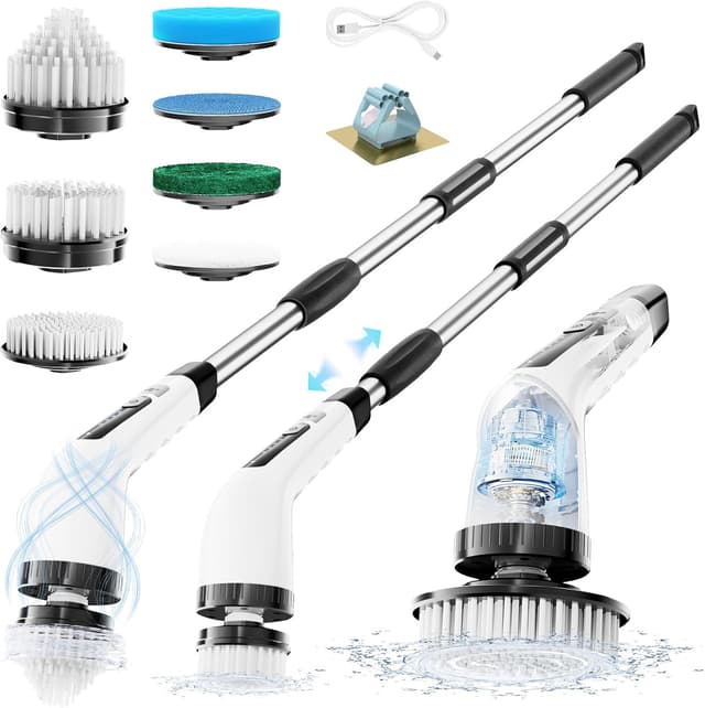 Imagen de SAKAKI Electric Spin Scrubber 7-in-1 400RPM en OfertitasTOP