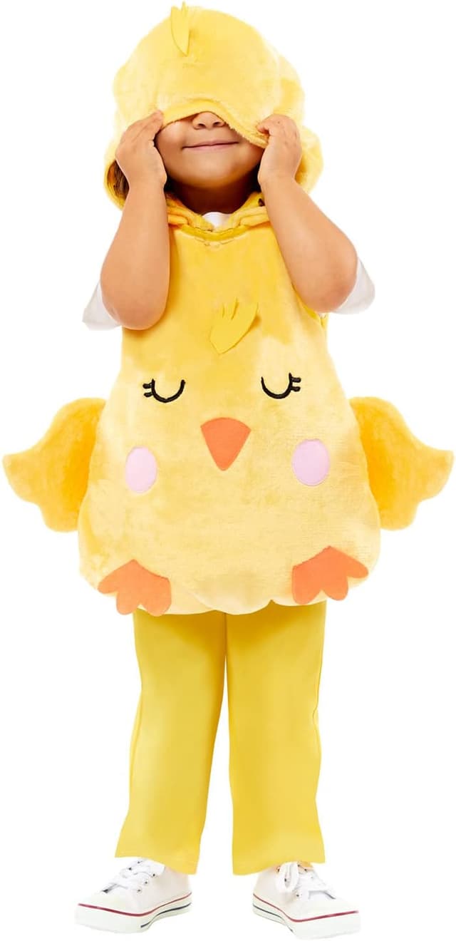 Detalle 2 de Kids Easter Chick Plush Tabard Fancy Dress Costume (Age 1–8) by amscan