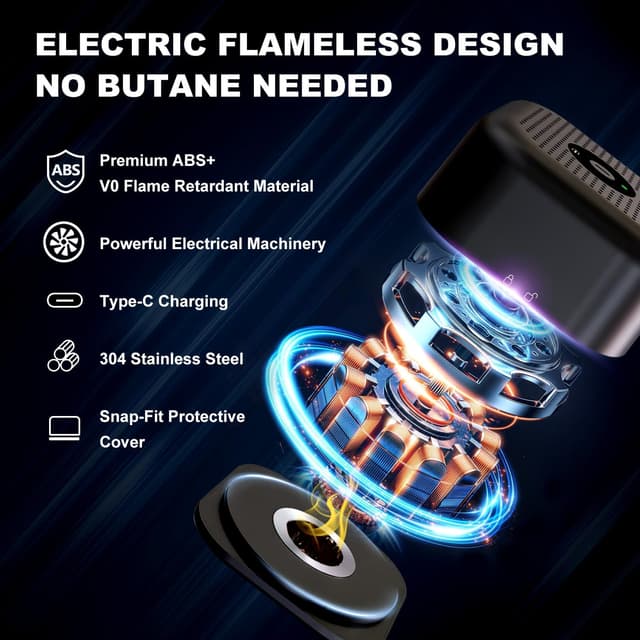 Thumbnail 1 de Electric Cocktail Smoker kit Rechargeable 6 wood chips 🍸