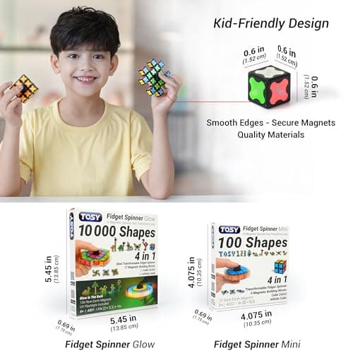 Thumbnail 6 de TOSY Magnet Fidget Spinner Mini con 72 imanes