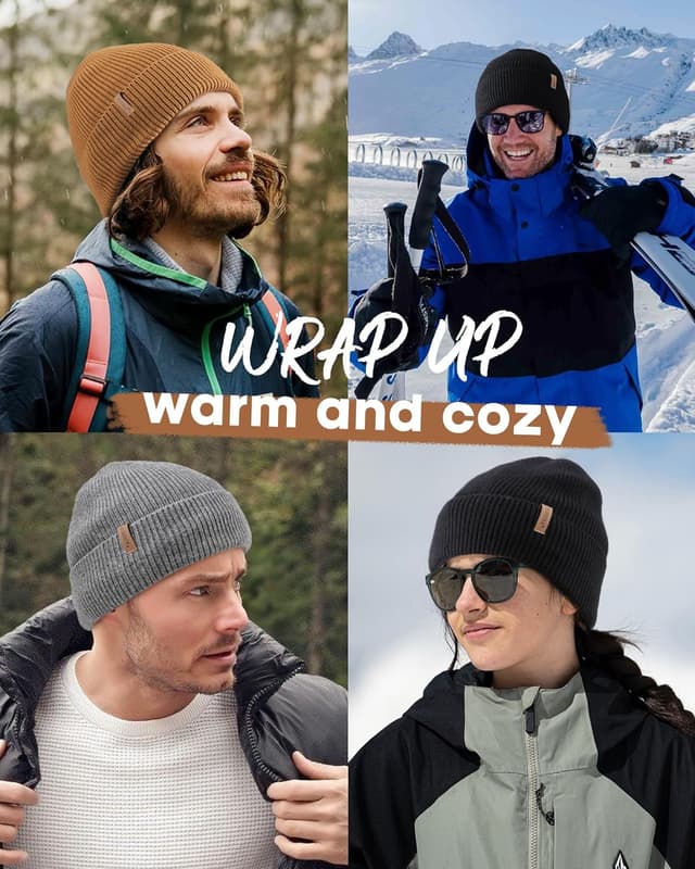 Thumbnail 5 de FURTALK Fleece Lined Beanie