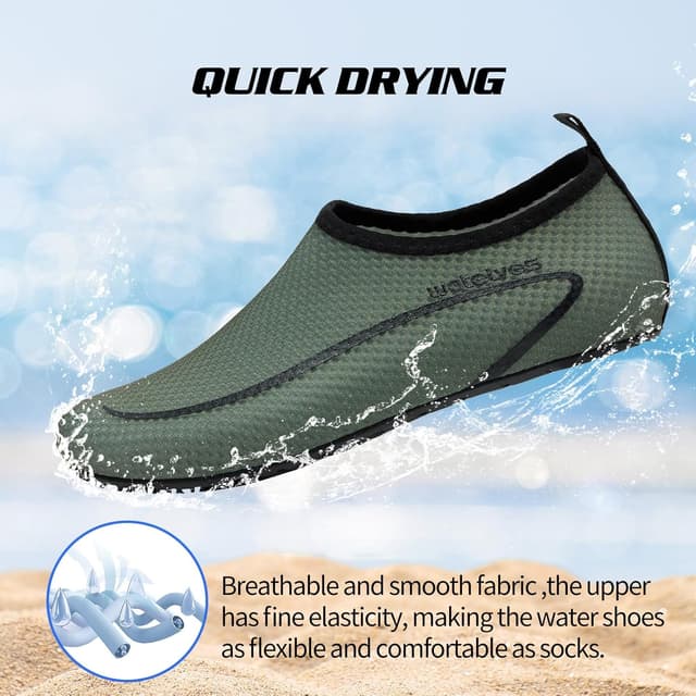 Detalle de Swim Water Shoes Aqua Socks Barefoot-style mesh water shoes for sea, pool and beach