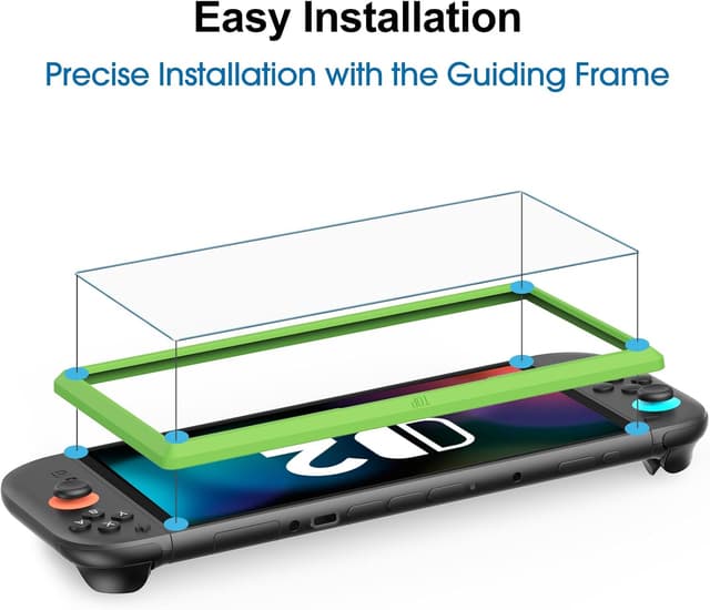 Detalle de amFilm Displayschutzfolie aus Glas (3 Stück) für Nintendo Switch 2 (Modell 2025)