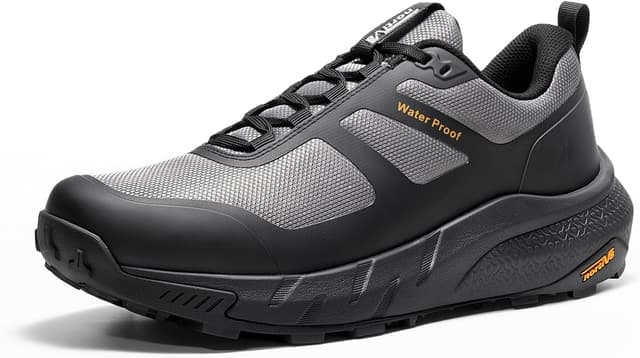 Detalle de NORTIV 8 Scarpe Trekking Impermeabili da Uomo leggere con suola antiscivolo e supporto plantare