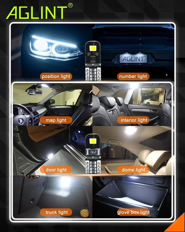Thumbnail 3 de AGLINT T10 LED Bombilla Canbus sin errores 12V
