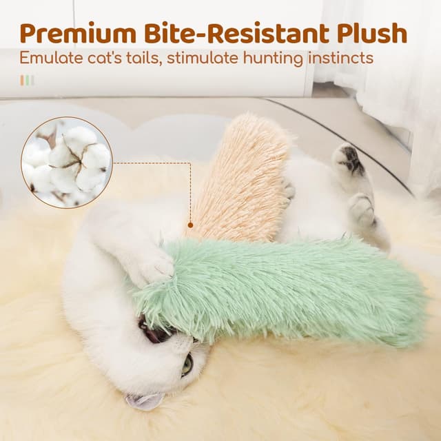 Thumbnail 4 de Potaroma Cat Toys Pillows 3-Pack kitten kicker toys 🐱