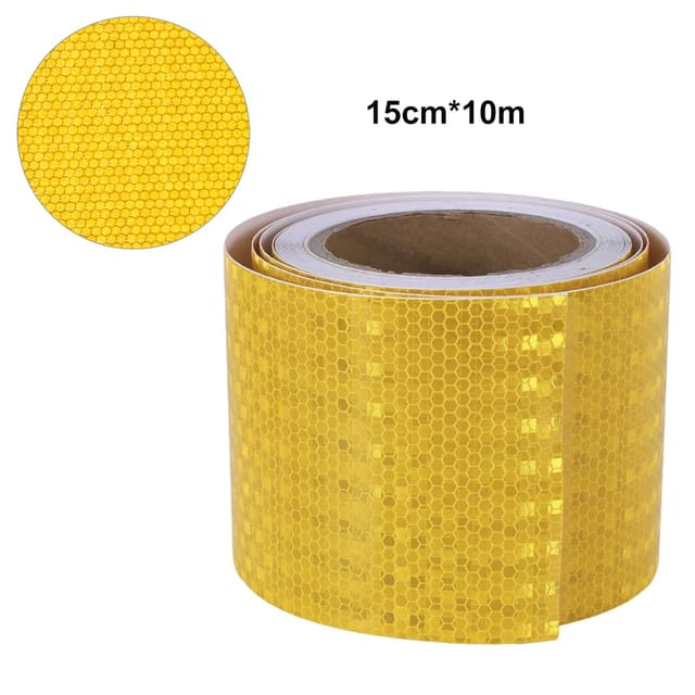 Detalle 2 de XFXIA Ruban réfléchissant jaune 15x10 m
