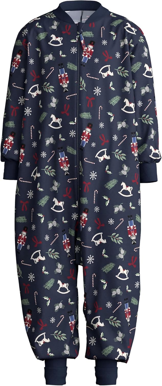 Detalle de CALIDA Family & Friends Jumpsuit Kinder aus 100% Bio-Baumwolle – hautfreundlich & atmungsaktiv