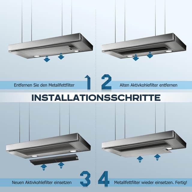 Detalle 2 de Yelid Aktivkohlefilter für Miele DKF13-1