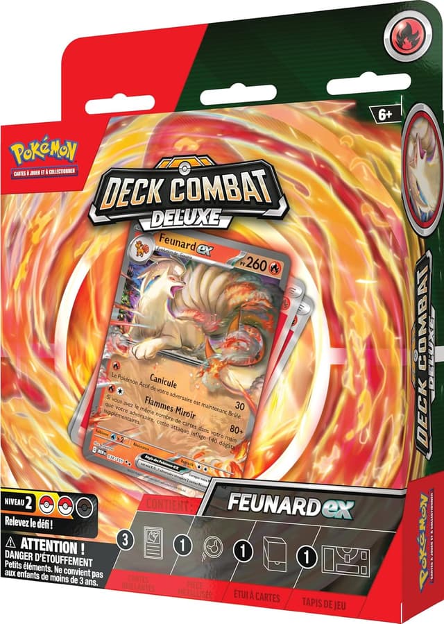 Thumbnail 2 de Pokémon Deck Combat Deluxe Feunard-ex 60 cartes