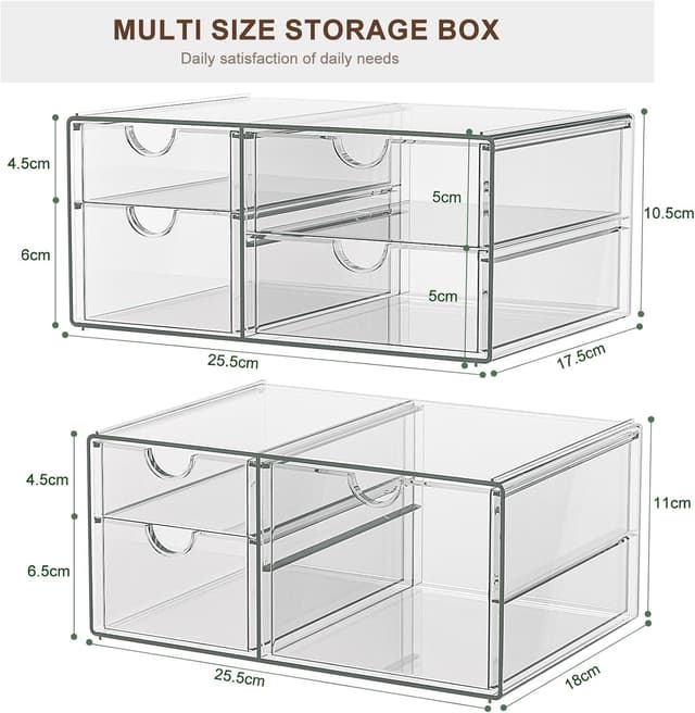 Thumbnail 6 de GoMaihe Acryl Organizer 7 Schubladen
