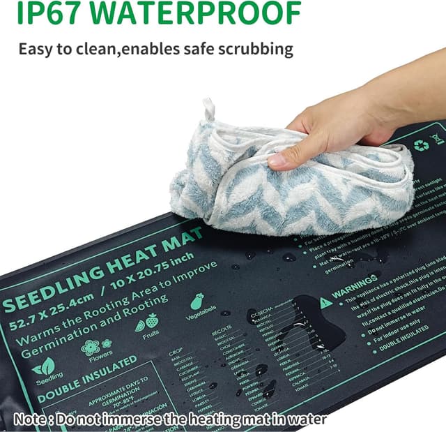 Thumbnail 4 de NAMOTEK Seedling Heat Mat with Thermostat 🌱