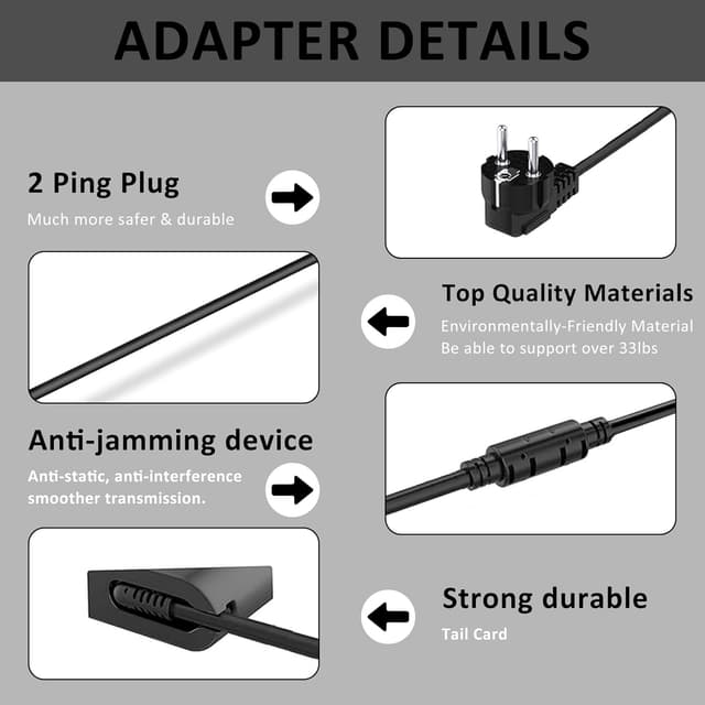 Detalle de Chargeur 170W Slim Tip pour Lenovo ThinkPad, Legion Slim 5 et Yoga Pro 9i