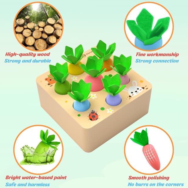 Thumbnail 3 de Holzspielzeug Montessori 1–3 Jahre