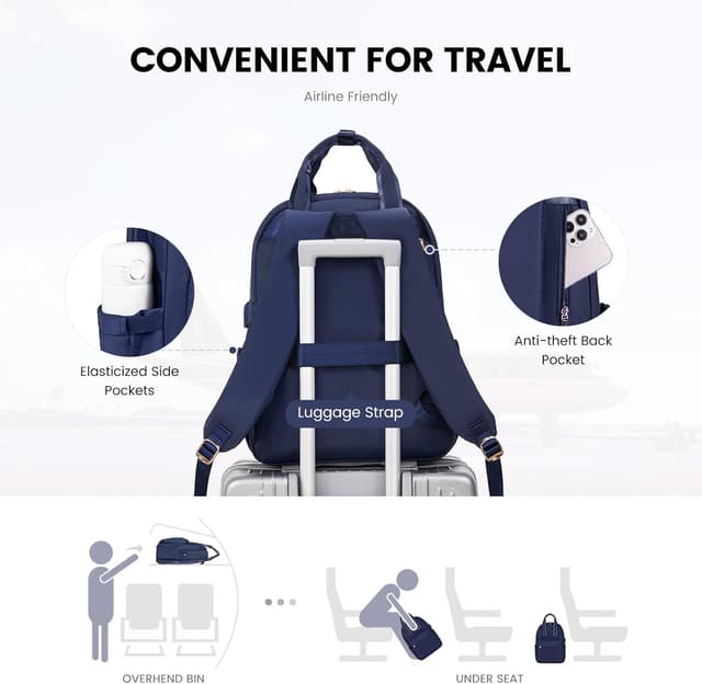 Thumbnail 4 de LOVEVOOK Laptop-Rucksack 15,6 Zoll mit USB